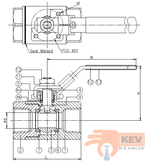 HIGH PRESSURE BALL VALVE 2007W21 02