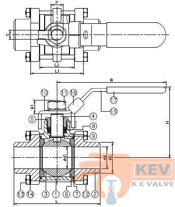 Ball Valve, Butt Weld End Ball Valve, 3 PC Butt Weld End Ball Valve 2012 p2