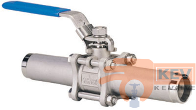 3 PC Butt Weld End Ball Valve 2012L p1