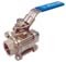 3 PC. Screwed End Ball Valve 1000 WOG(PN63) - KE Valve