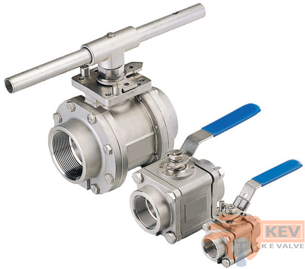 3 PC Screwed End Ball Valve 2013KM