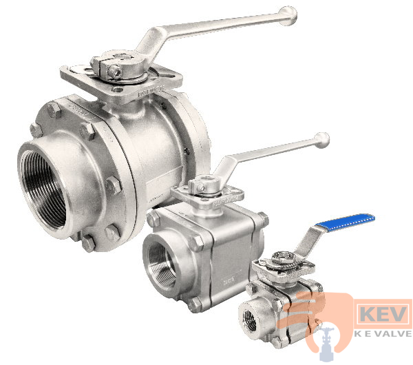 3 PC Screwed End Ball Valve 2013KMD