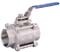 3 PC. Screwed End Ball Valve 1000 WOG(PN63) - KE Valve