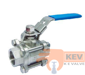 Ball Valve, Screwed End Ball Valve, 3 PC Screwed End Ball Valve 2013n p1