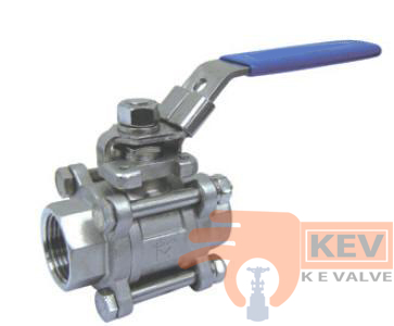 Ball Valve, Screwed End Ball Valve, 3 PC Screwed End Ball Valve 2013nm p1