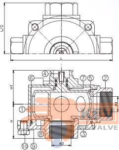 5 WAY SCREWED END BALL VALVE 2061 - Valve p2