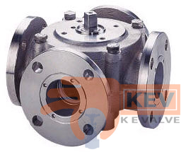 Ball Valve, Flanged End Ball Valve, 5 Way Flanged End Ball Valve 2062 p1